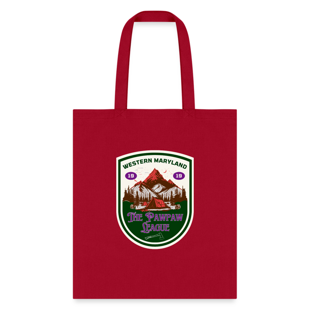 The Pawpaw League Tote Bag - red