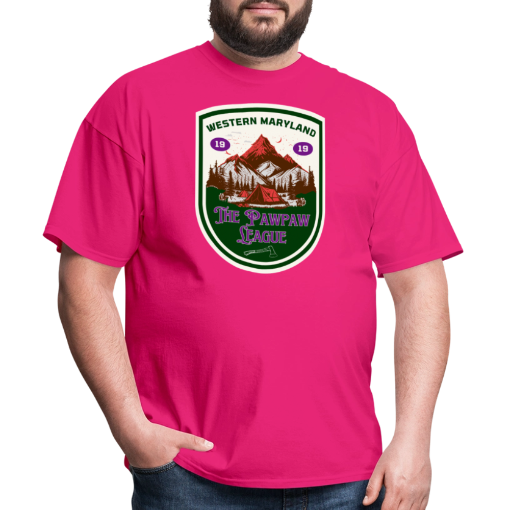 Port Righ logo T-Shirt - fuchsia