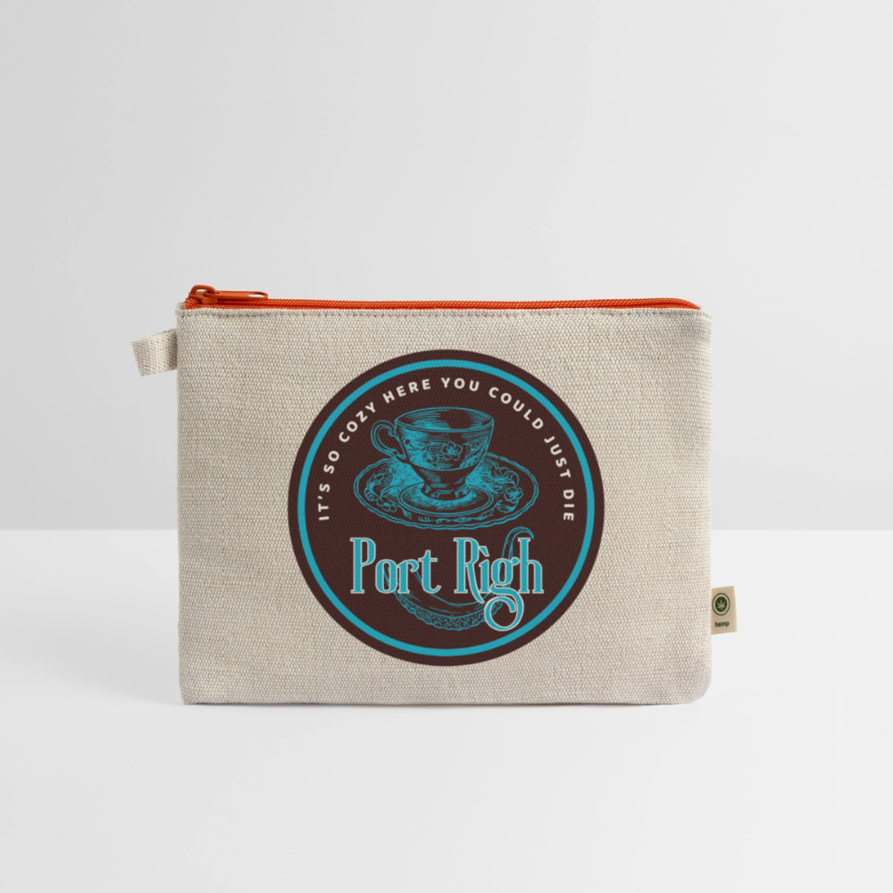 Port Righ Logo Carry All Pouch - natural/orange