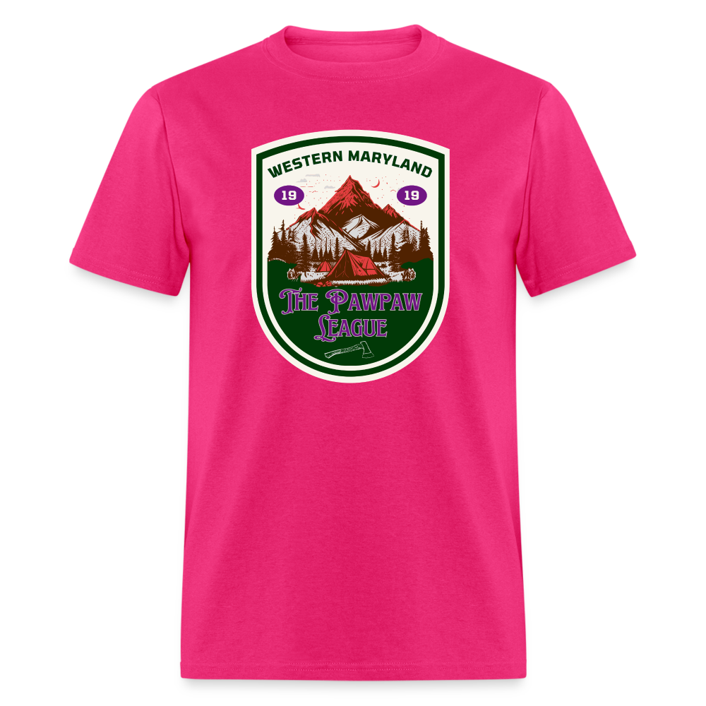 Port Righ logo T-Shirt - fuchsia