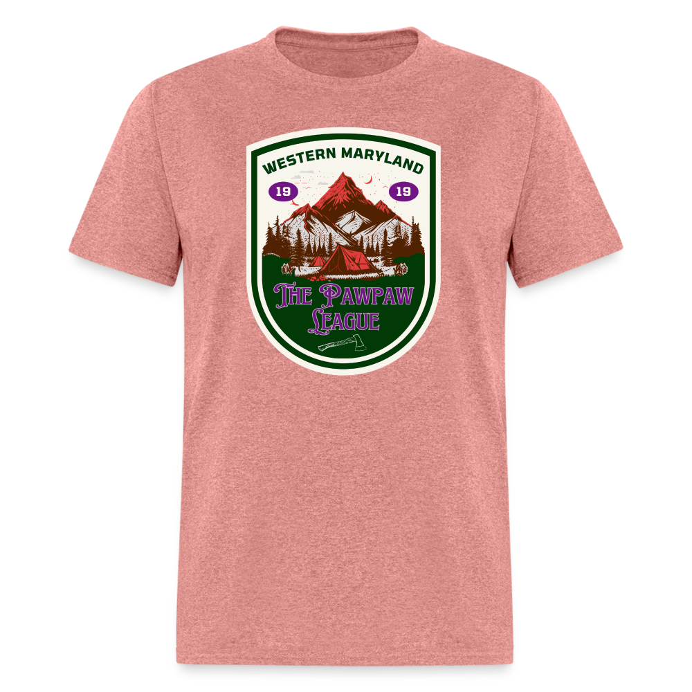 Port Righ logo T-Shirt - heather mauve