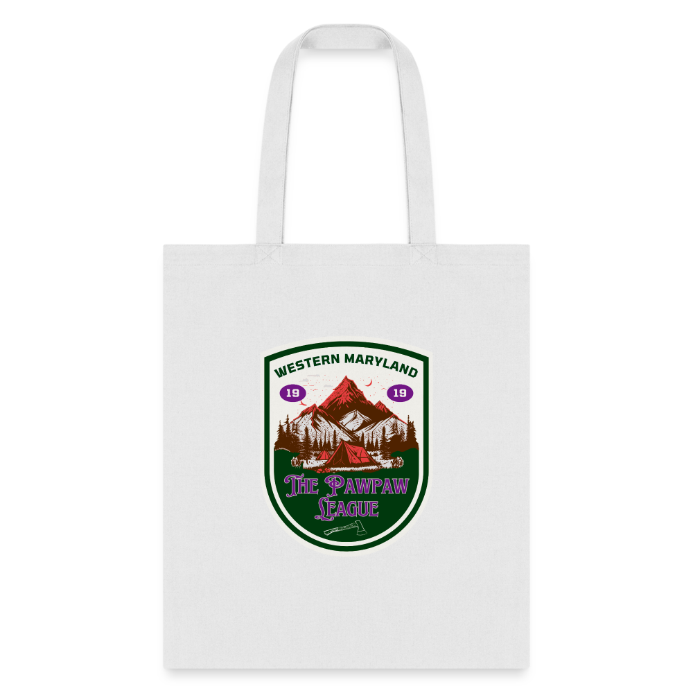 The Pawpaw League Tote Bag - white