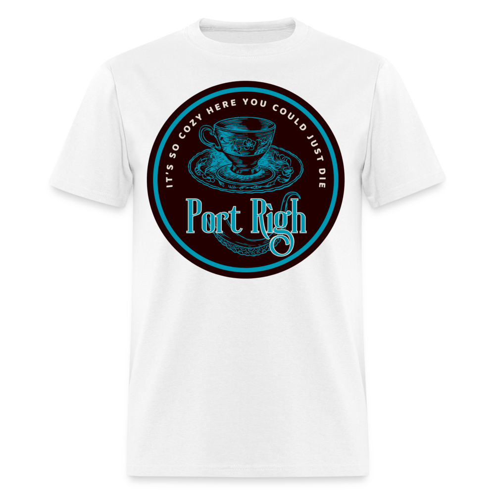Port Righ logo T-Shirt - white
