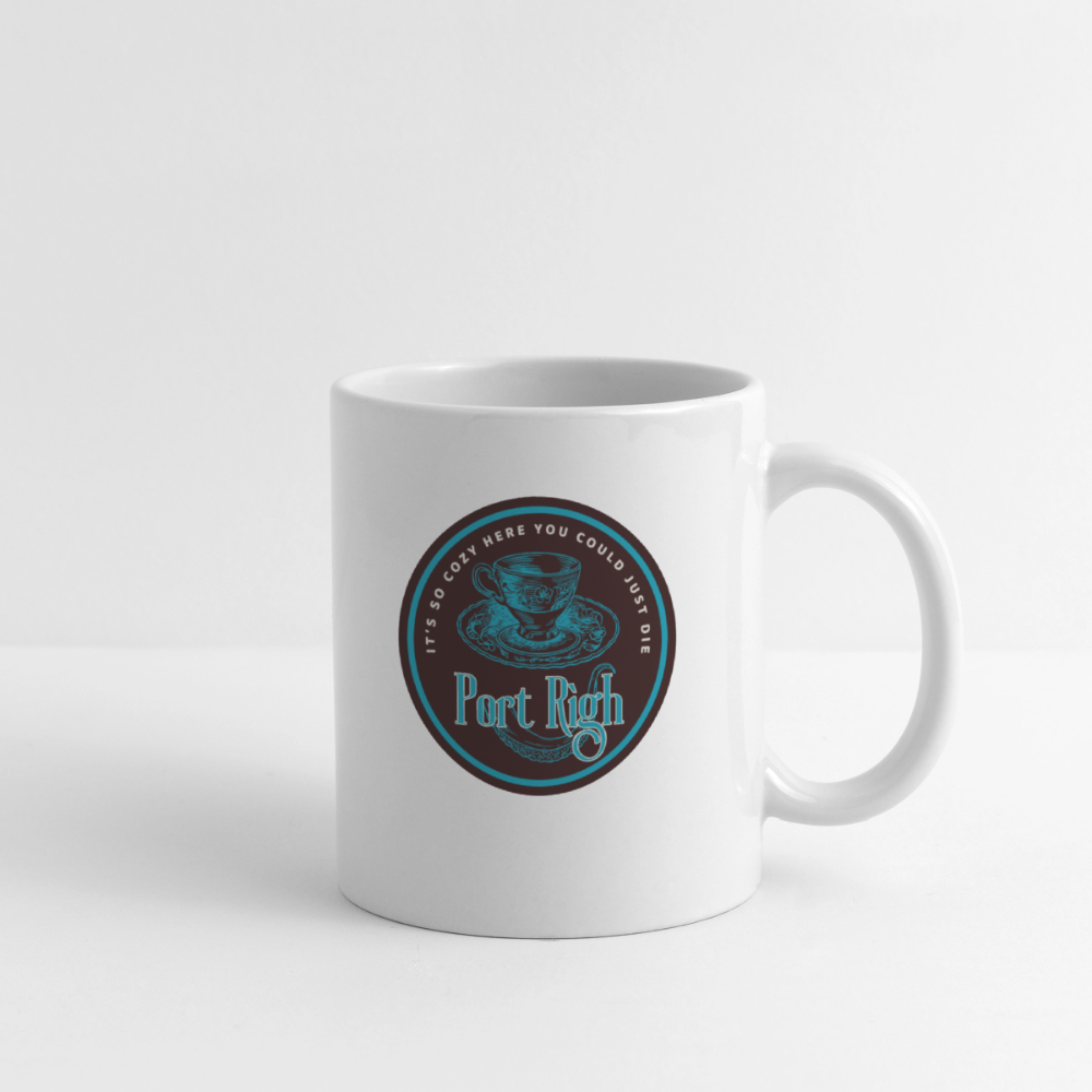 port Righ Logo Mug - white