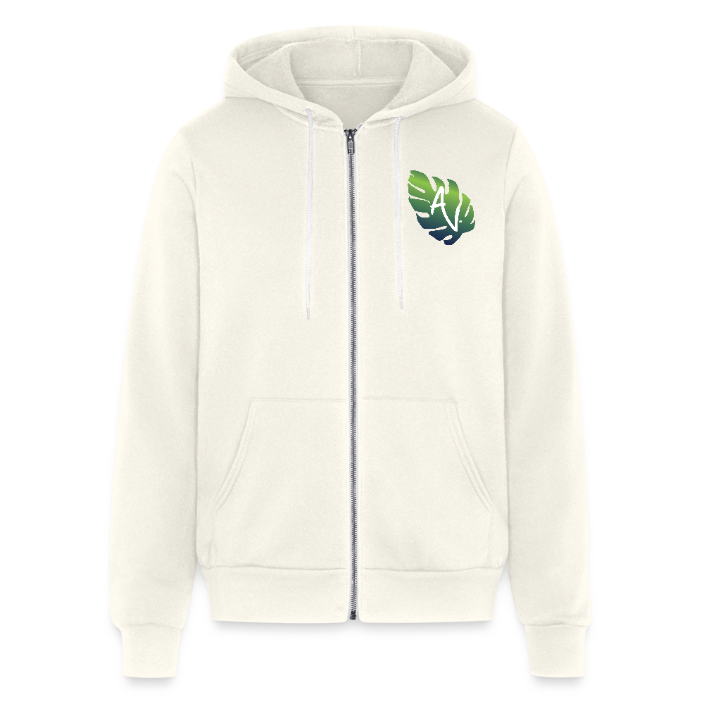 Adventure Villa Classic Zip Hoodie - vintage white