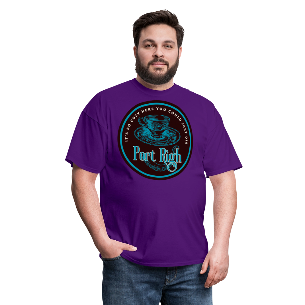 Port Righ logo T-Shirt - purple
