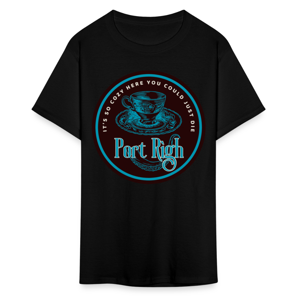 Port Righ logo T-Shirt - black