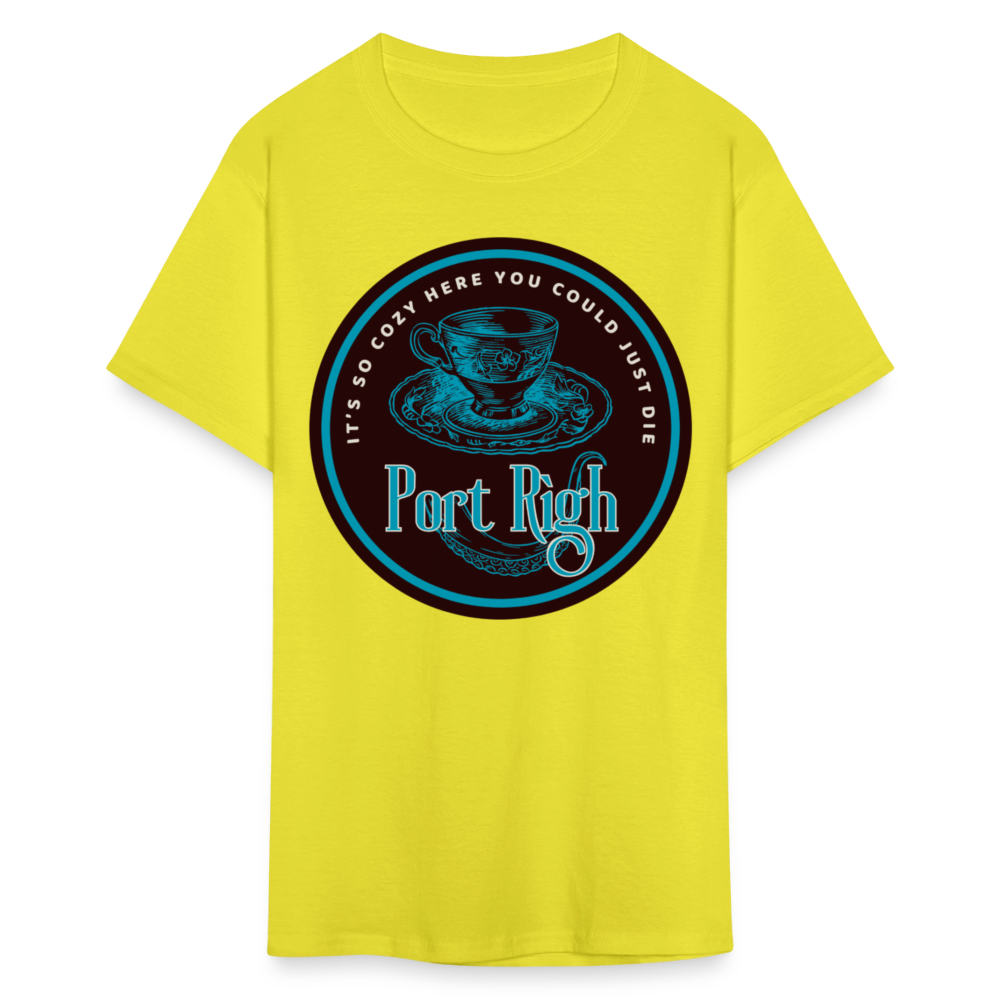 Port Righ logo T-Shirt - yellow