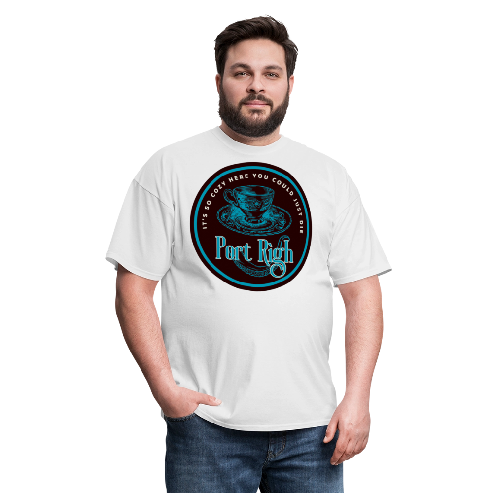 Port Righ logo T-Shirt - white