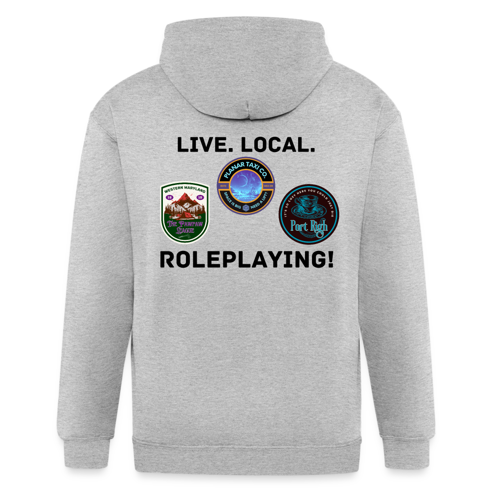 Station '25 lineup Zip Hoodie - heather gray