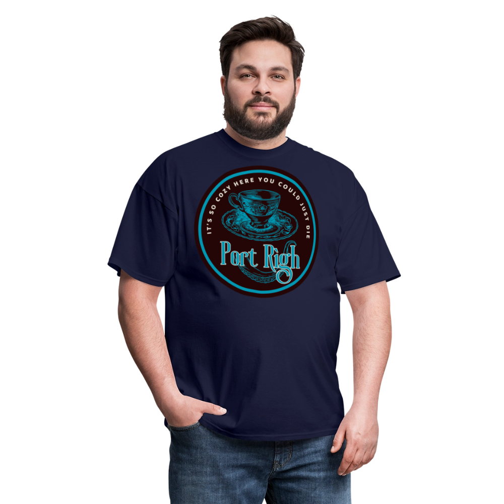 Port Righ logo T-Shirt - navy