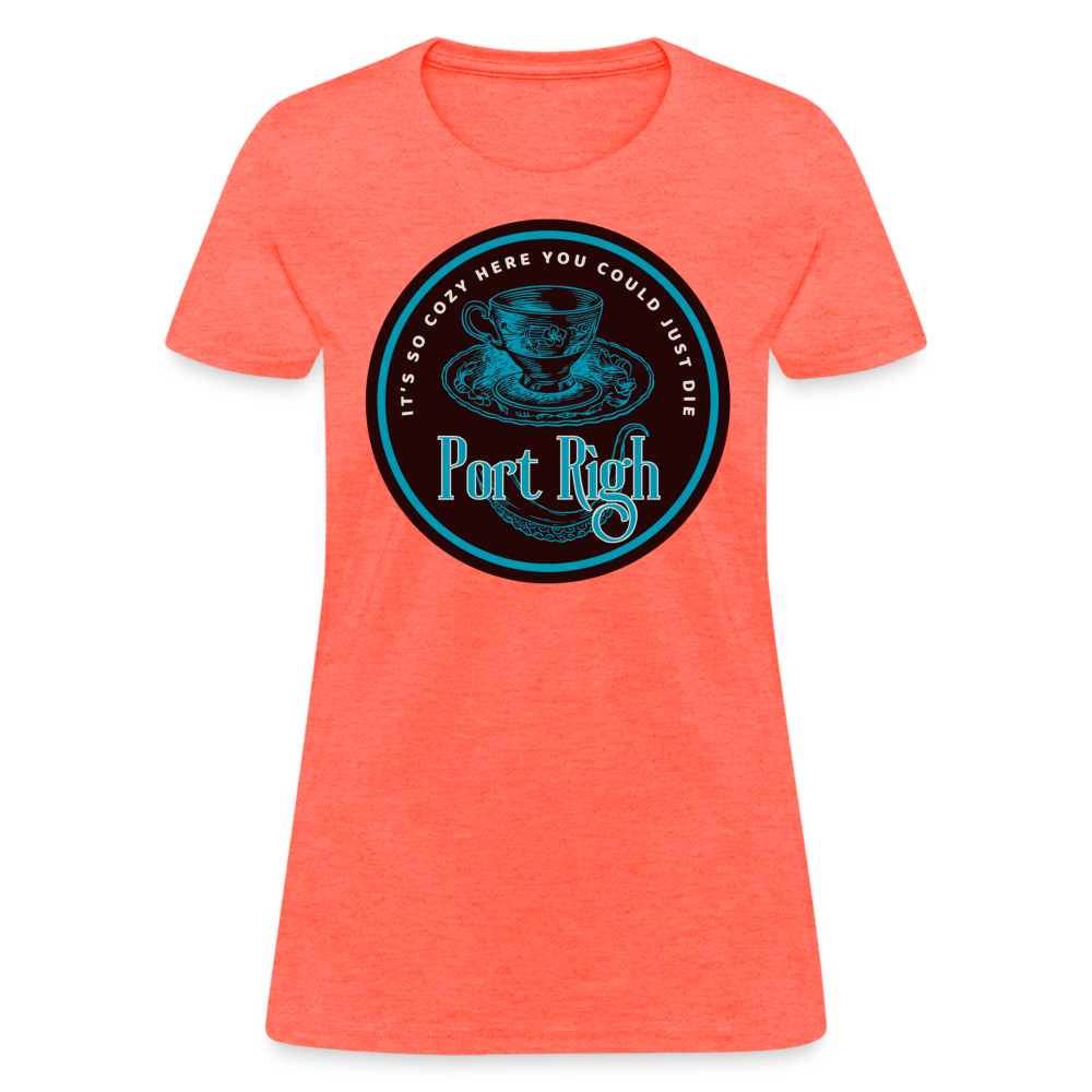 Port Righ Women's T-Shirt - heather coral