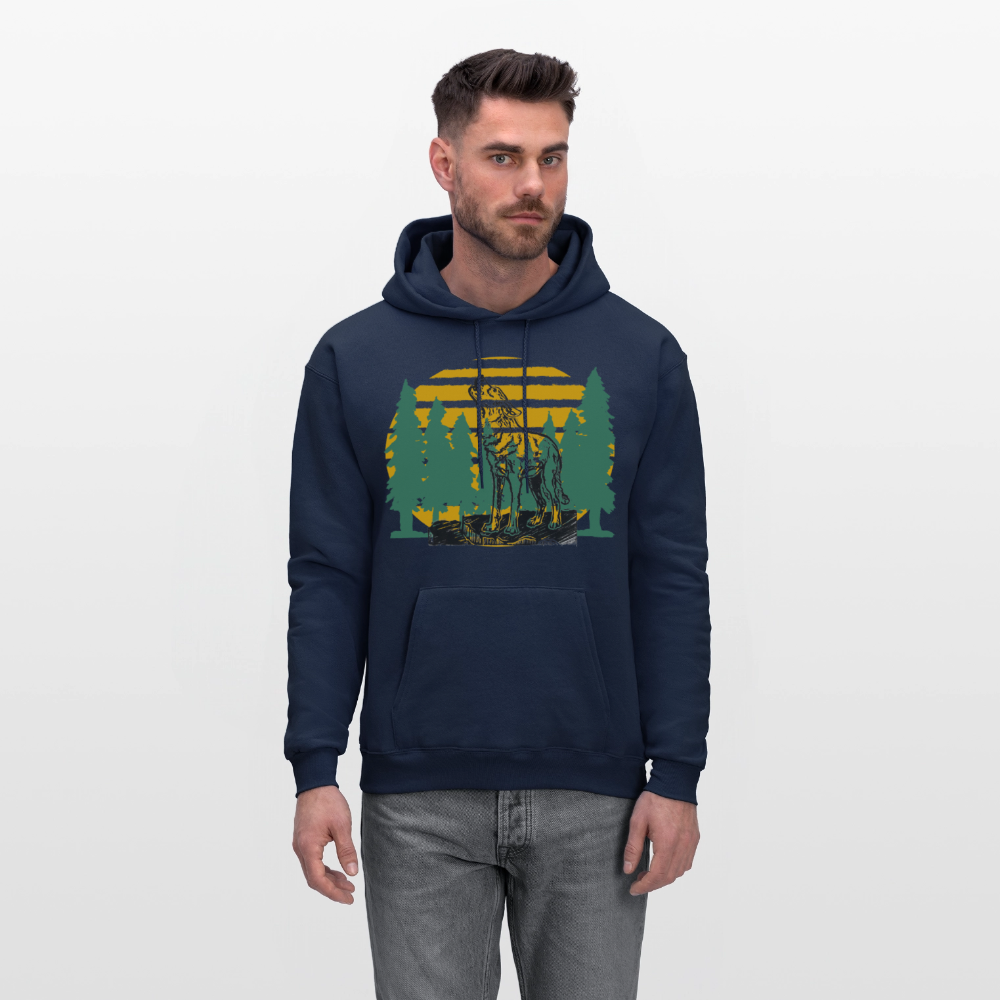 Wolf in the woods - navy