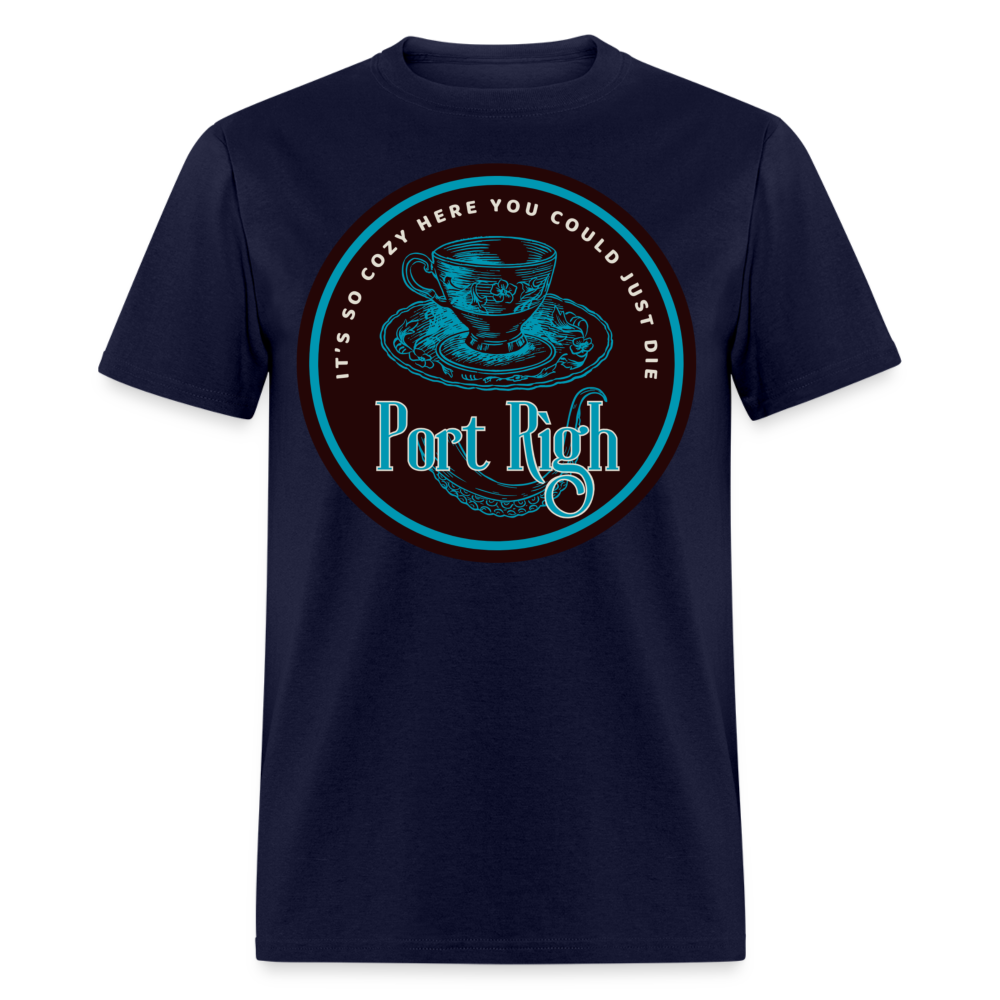 Port Righ logo T-Shirt - navy