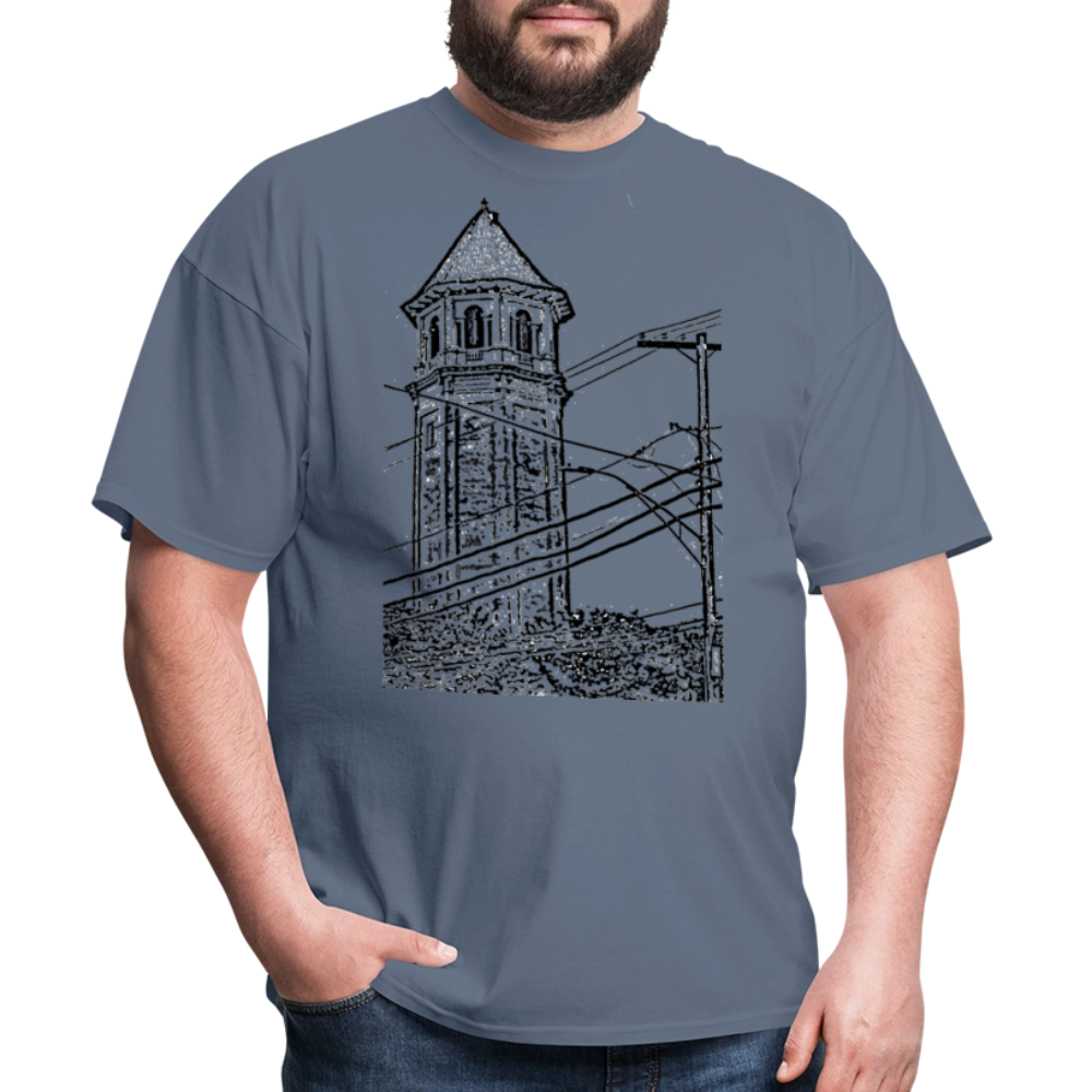 Roland Water Tower Unisex T-Shirt - denim