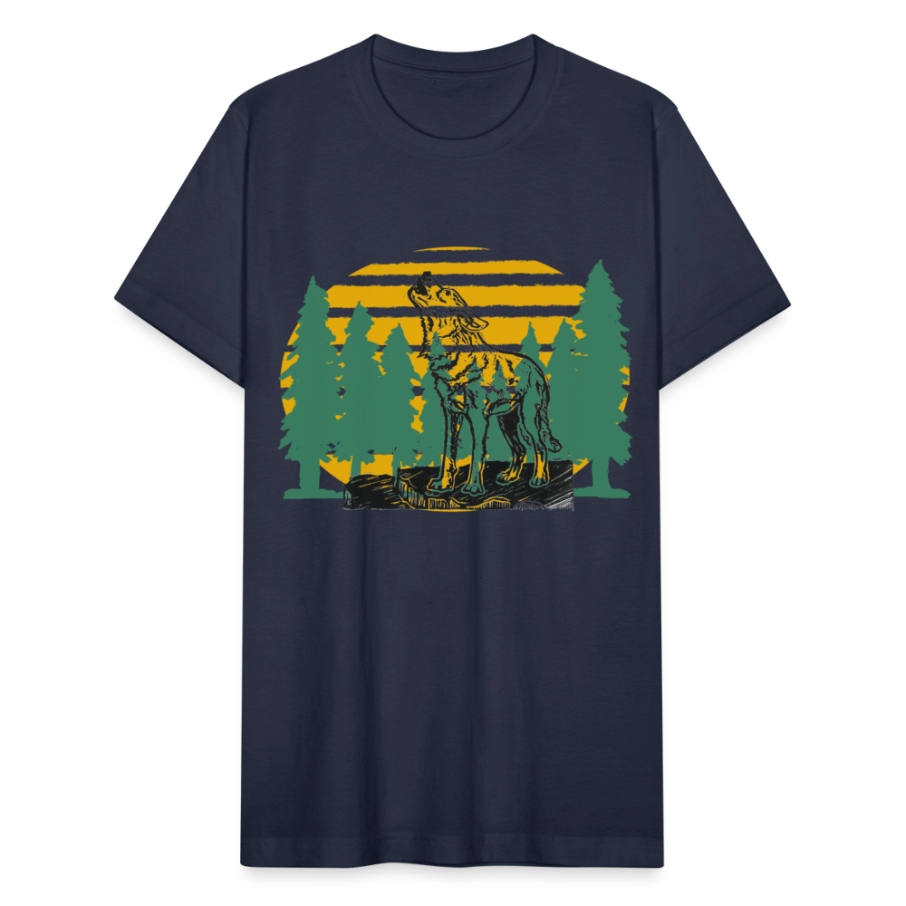 Wolf in the Trees - navy