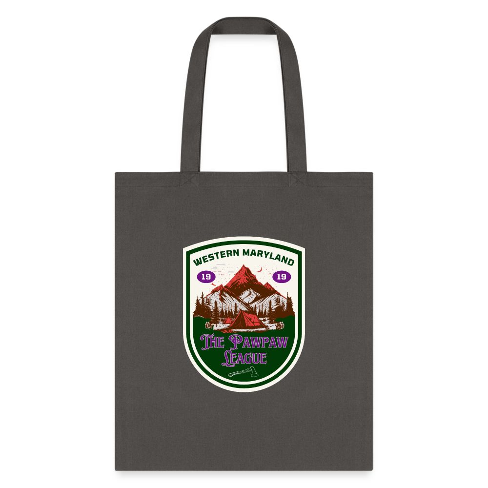 The Pawpaw League Tote Bag - charcoal