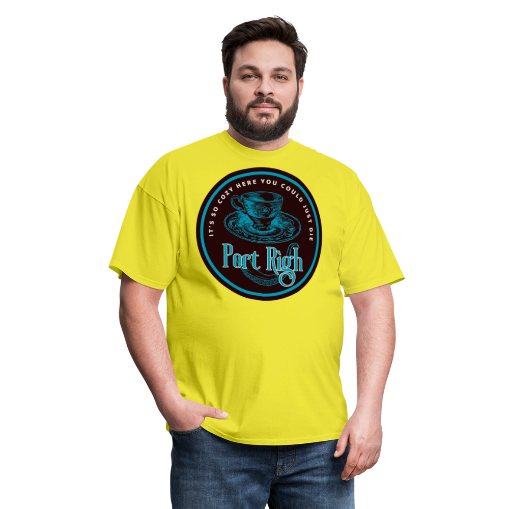 Port Righ logo T-Shirt - yellow