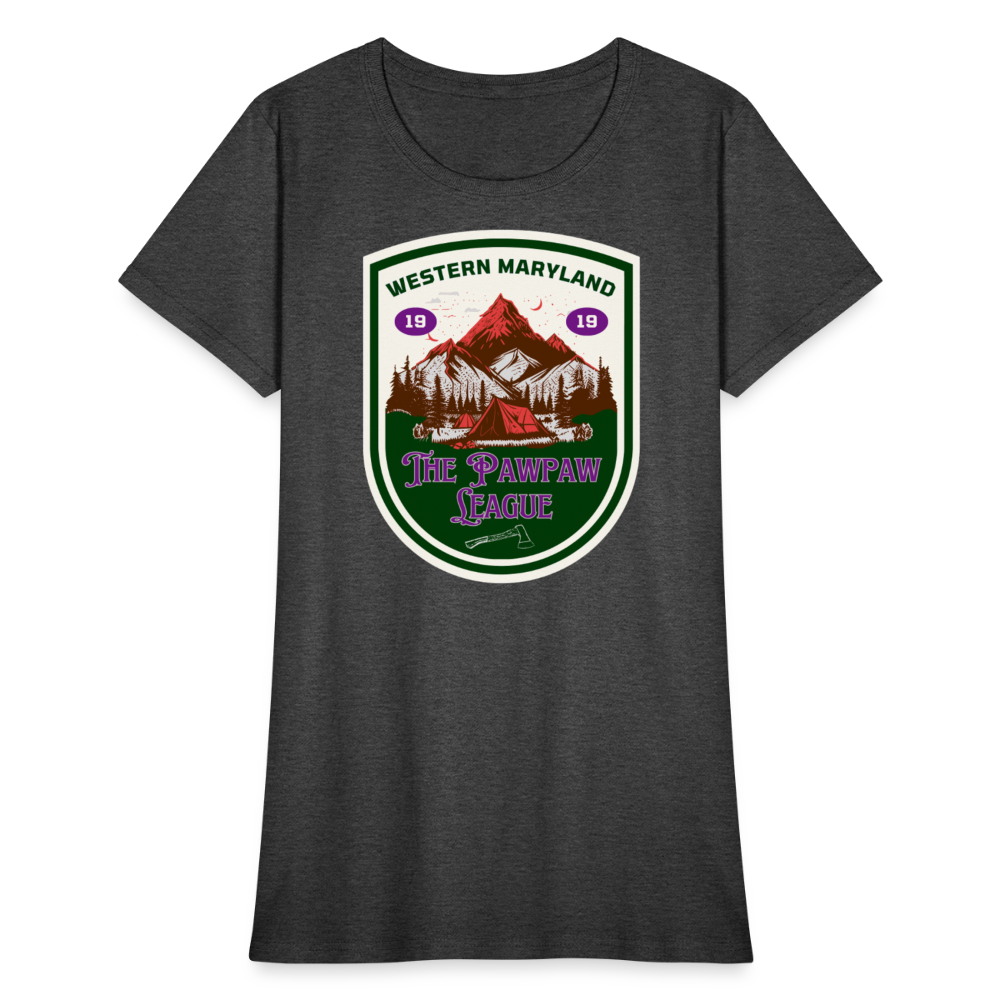 The Pawpaw League Women's T-Shirt - heather black