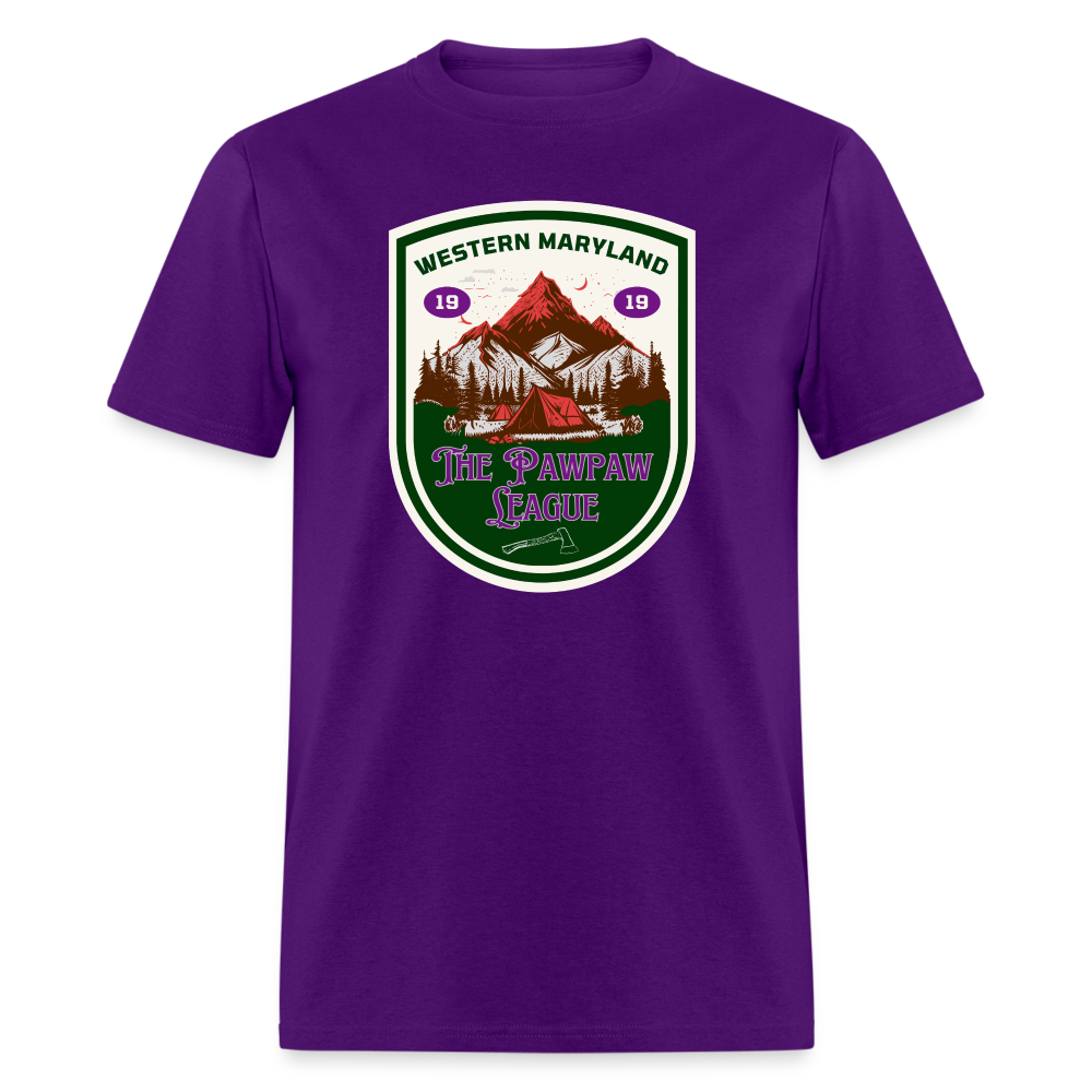 Port Righ logo T-Shirt - purple