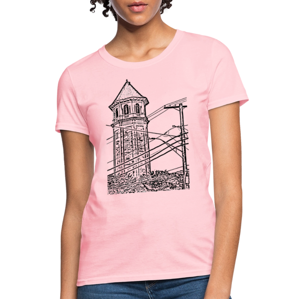 Roland Water Tower Femme cut T-Shirt - pink