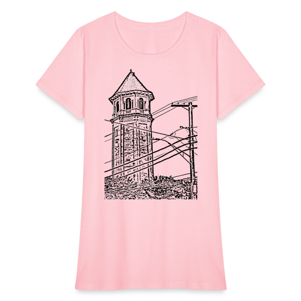 Roland Water Tower Femme cut T-Shirt - pink
