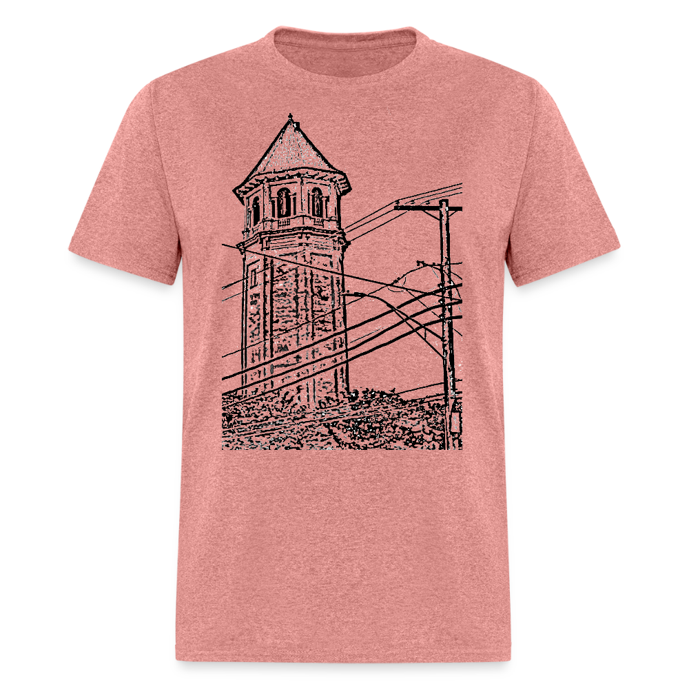 Roland Water Tower Unisex T-Shirt - heather mauve