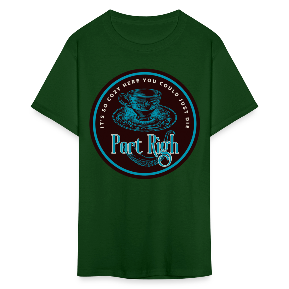 Port Righ logo T-Shirt - forest green