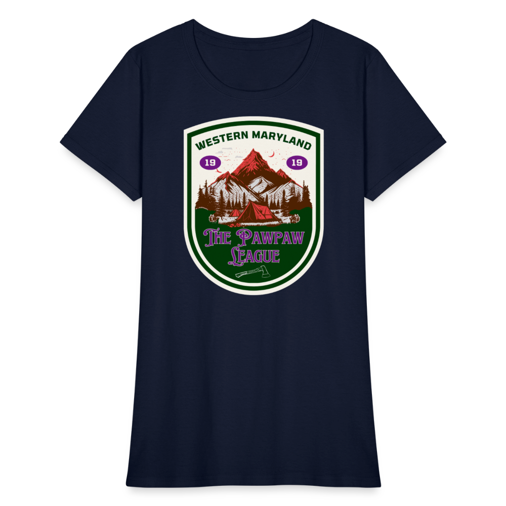 The Pawpaw League Women's T-Shirt - navy
