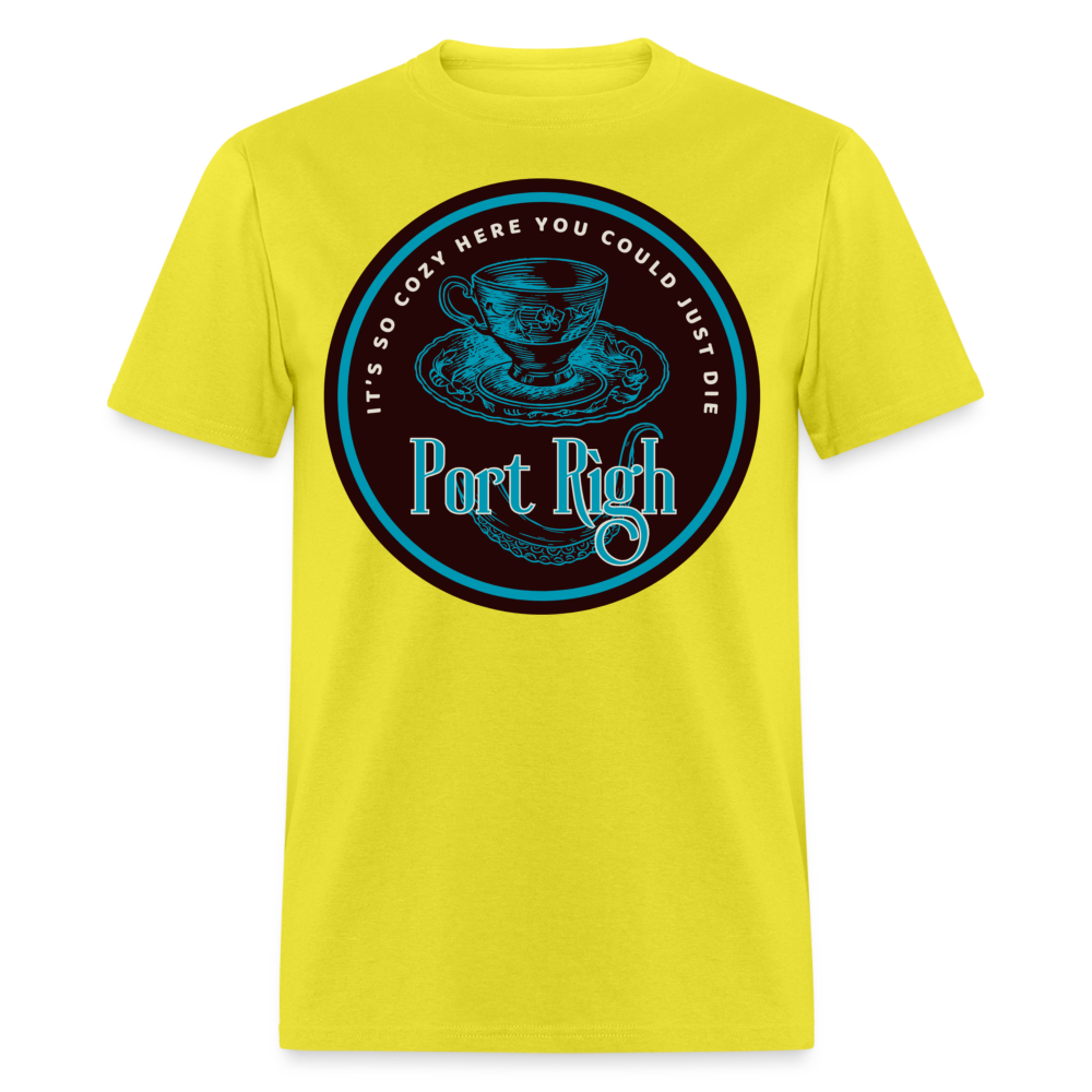 Port Righ logo T-Shirt - yellow