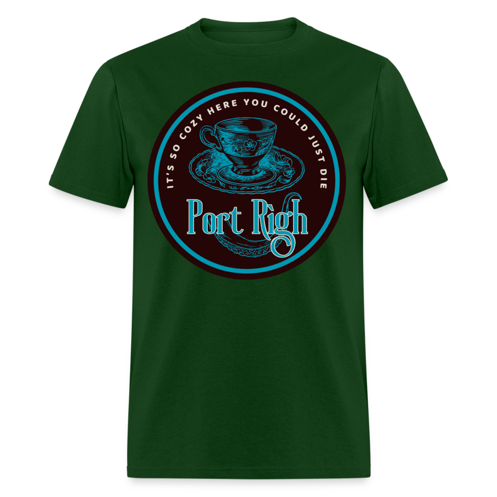 Port Righ logo T-Shirt - forest green