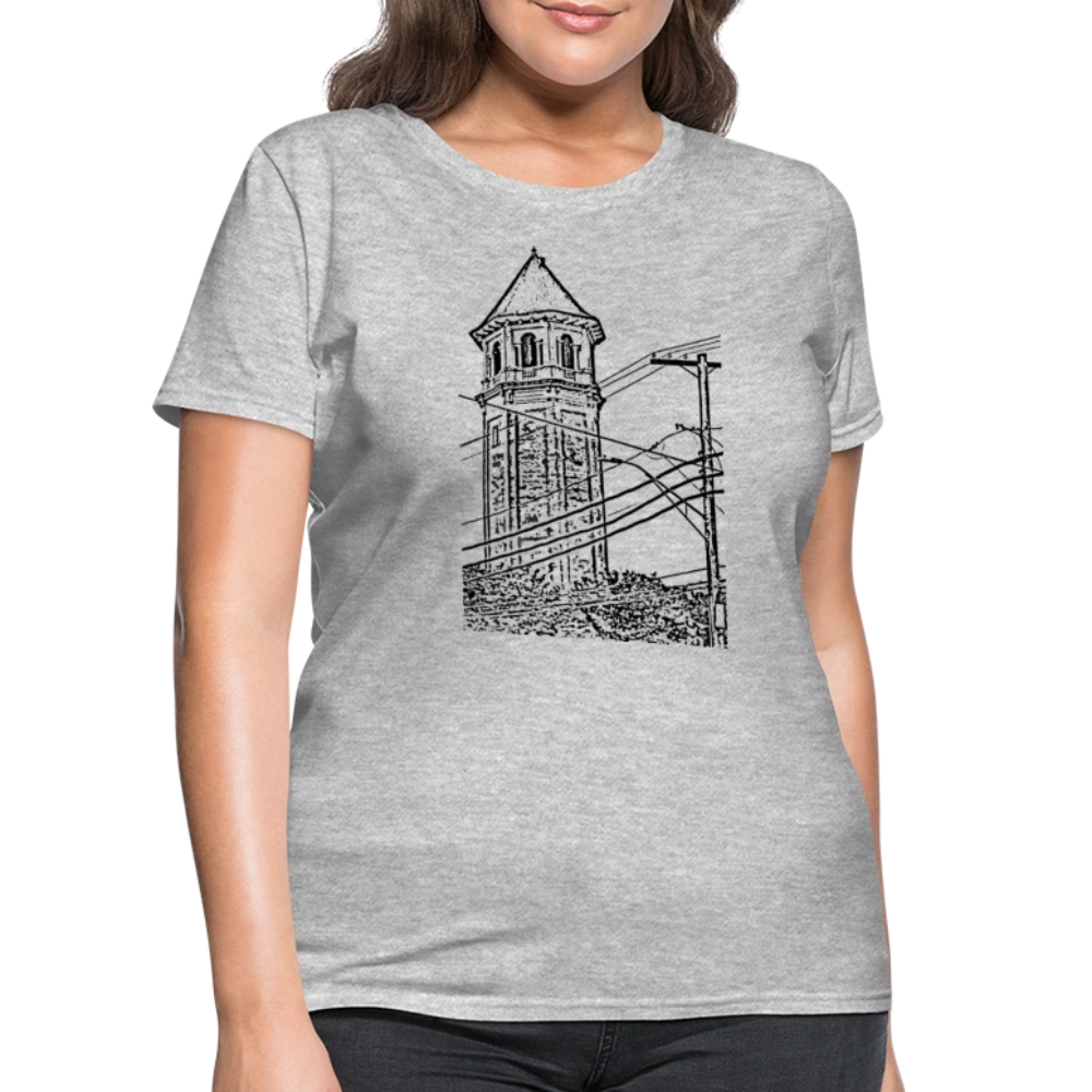 Roland Water Tower Femme cut T-Shirt - heather gray