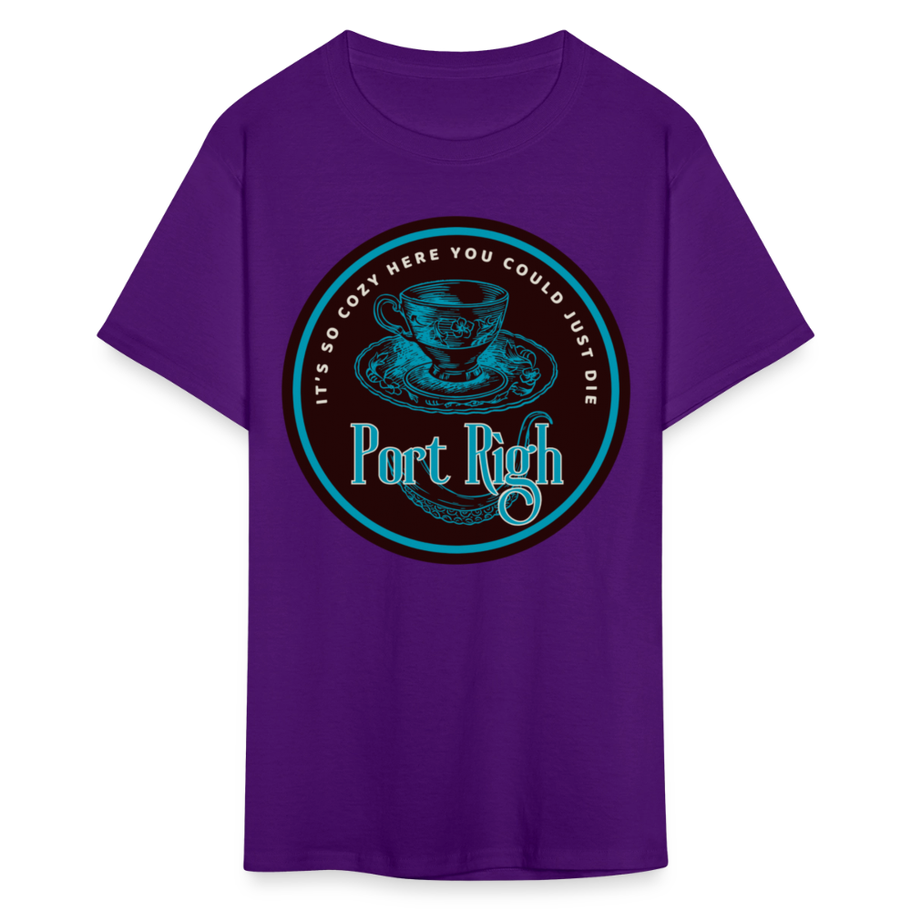 Port Righ logo T-Shirt - purple