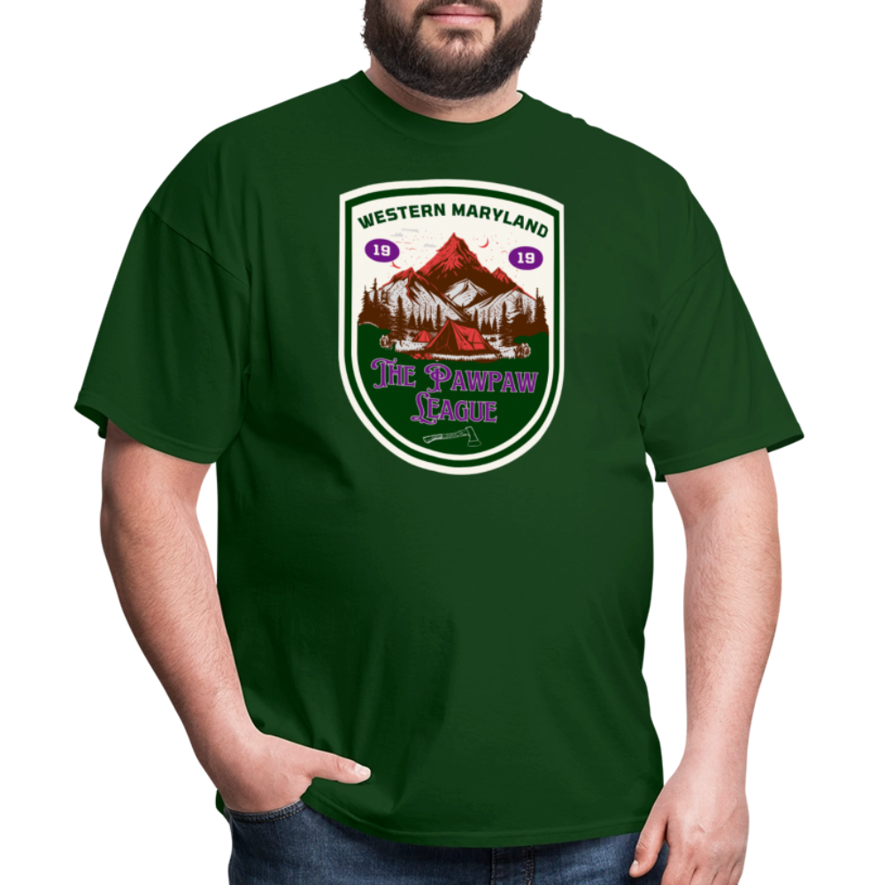 Port Righ logo T-Shirt - forest green