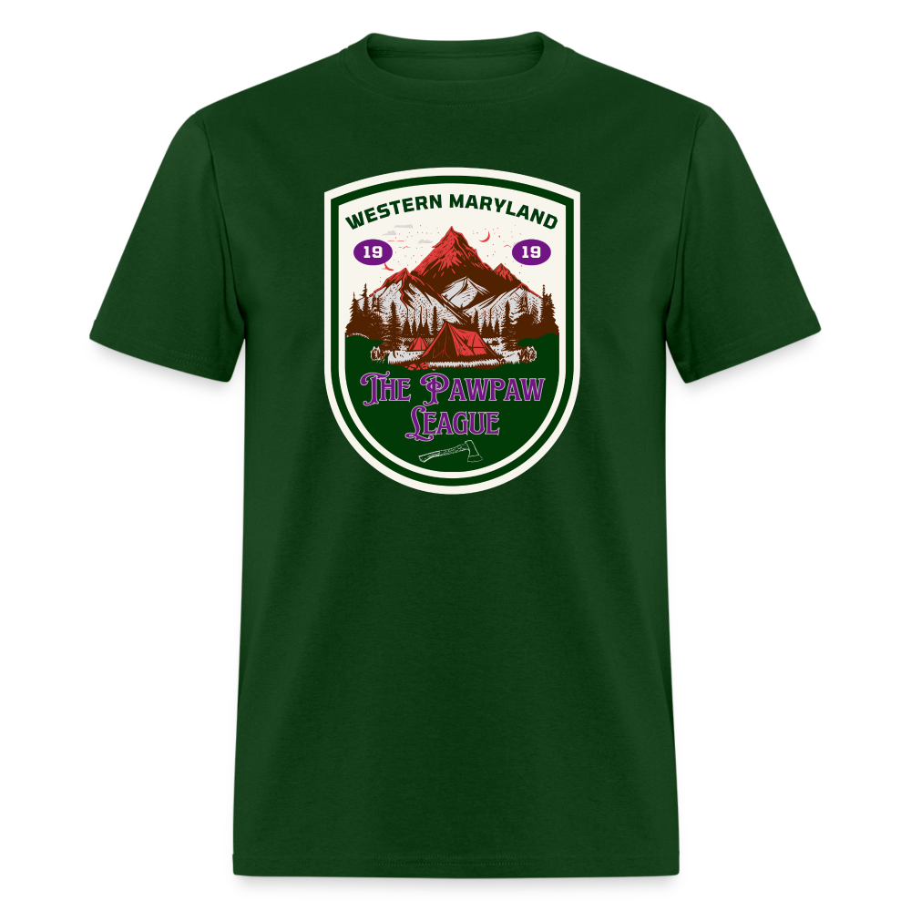 Port Righ logo T-Shirt - forest green
