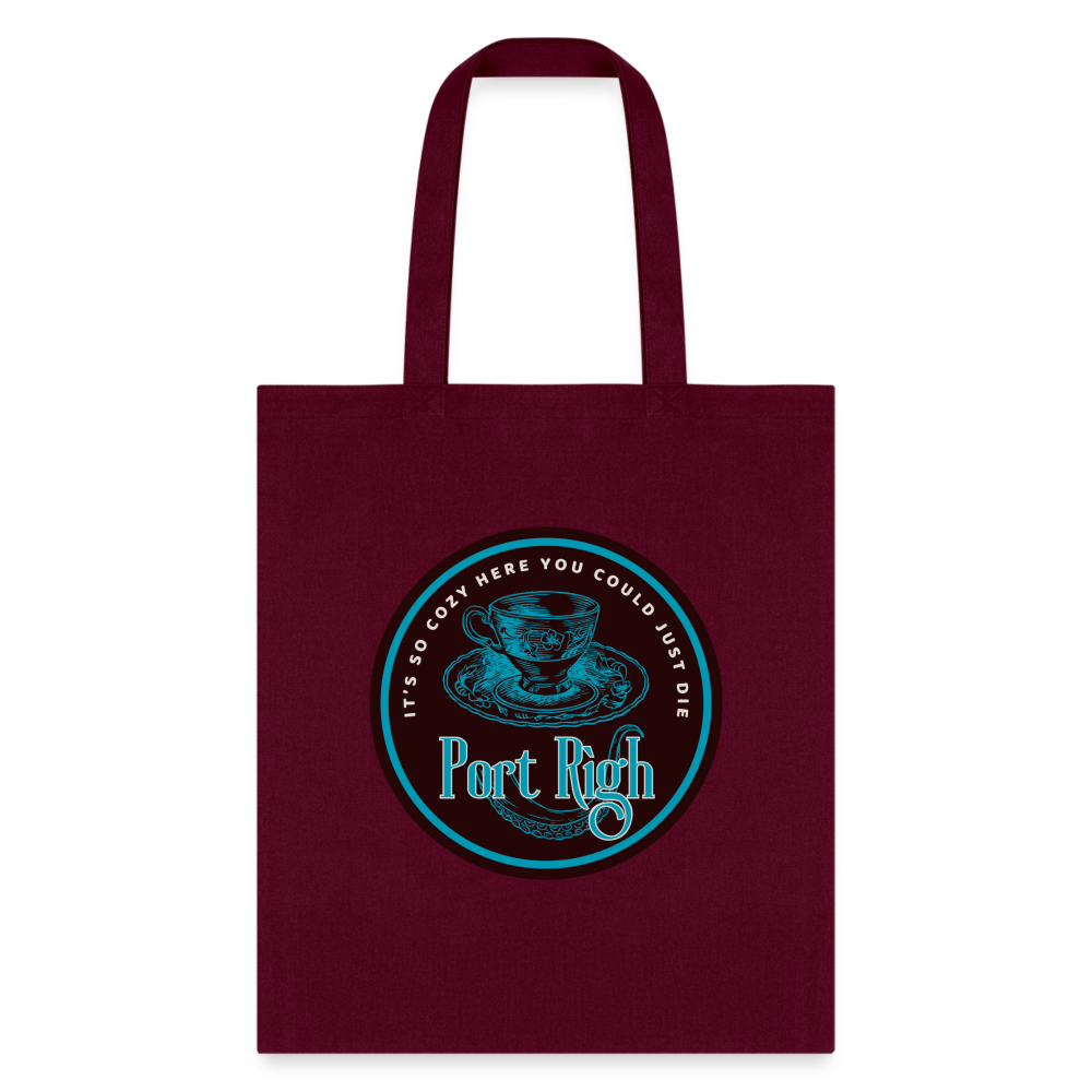 Port Righ Tote Bag - burgundy
