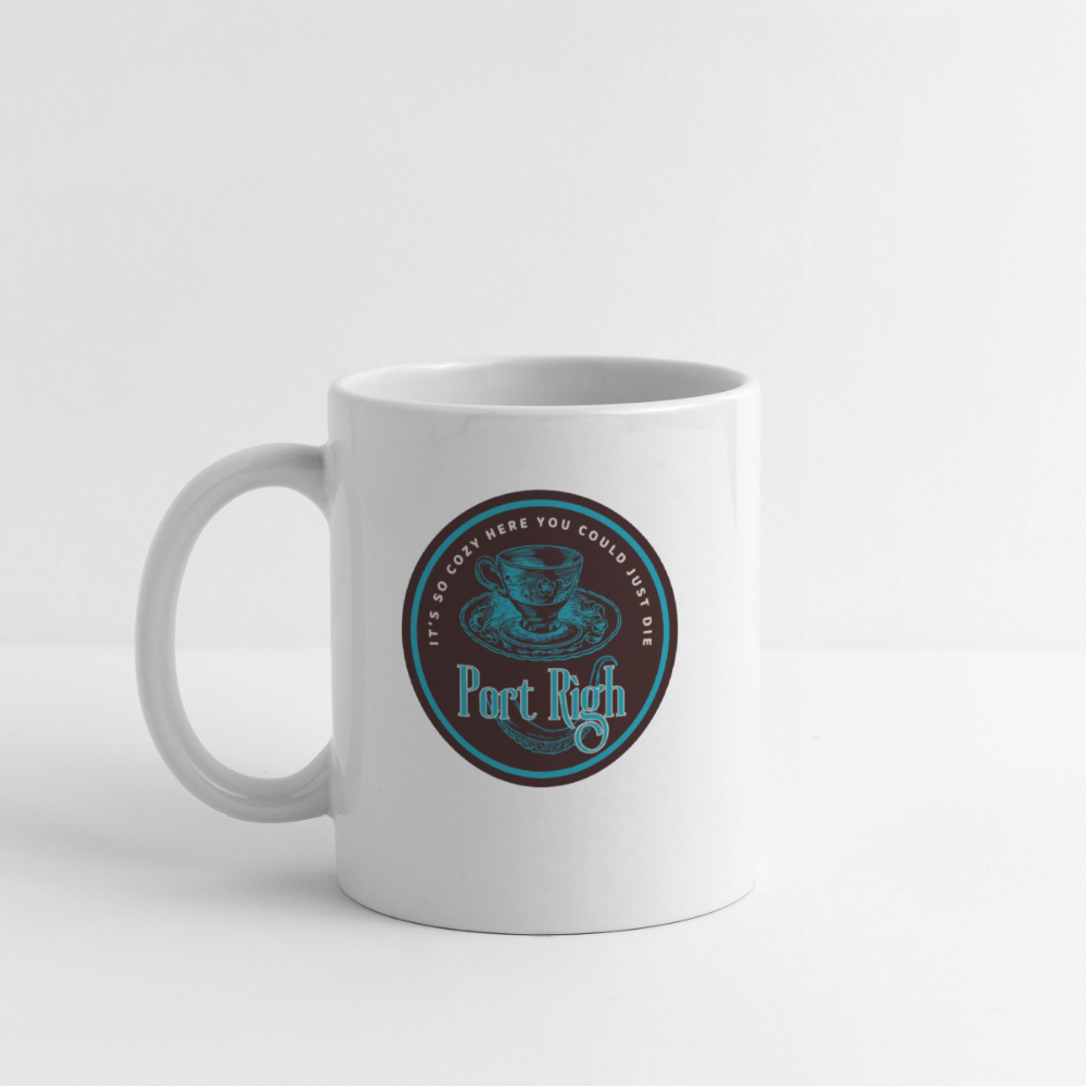 port Righ Logo Mug - white