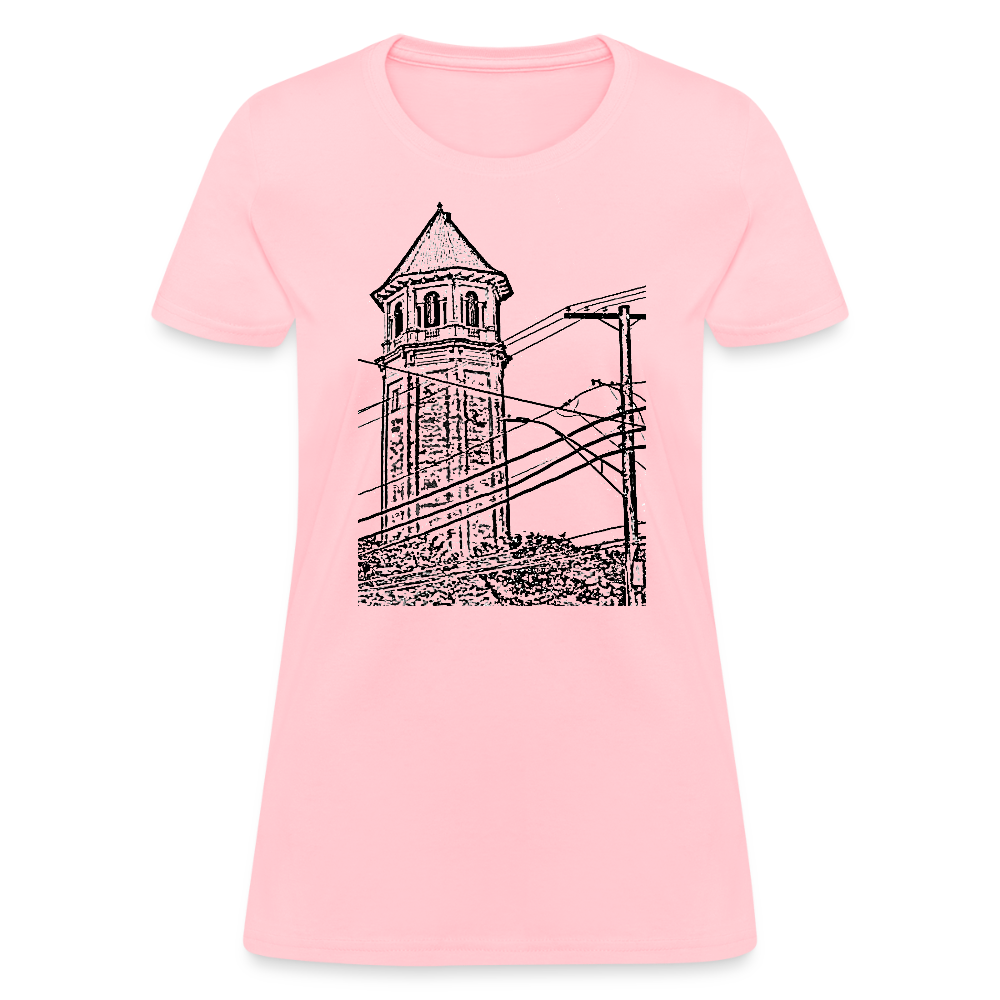 Roland Water Tower Femme cut T-Shirt - pink