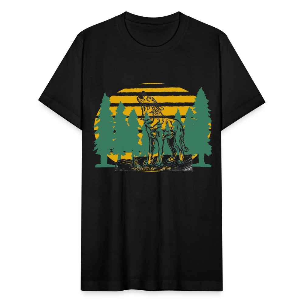 Wolf in the Trees - black