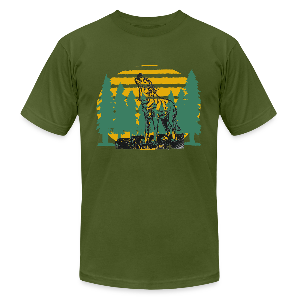Wolf in the Trees - olive