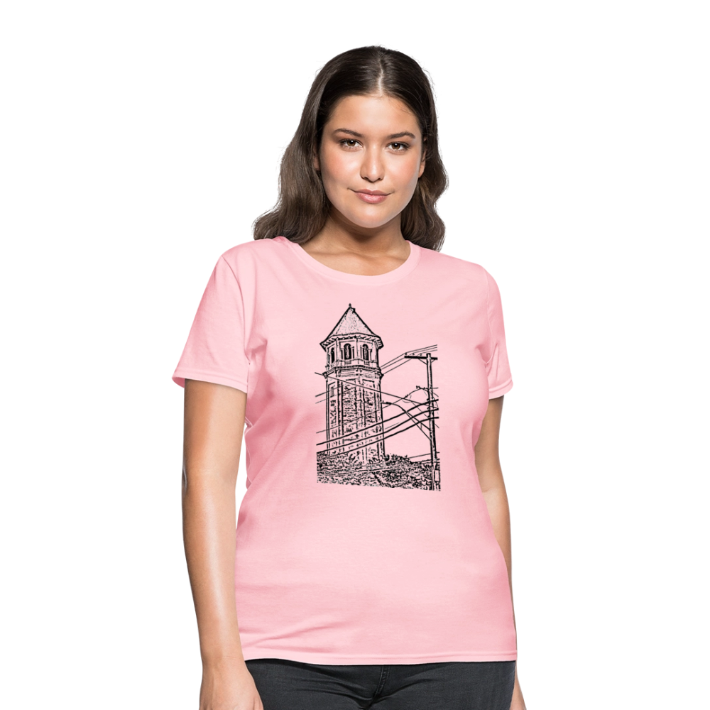 Roland Water Tower Femme cut T-Shirt - pink