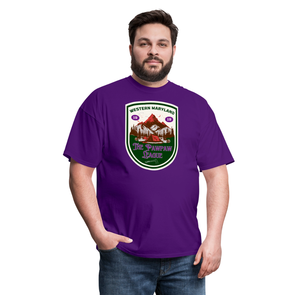 Port Righ logo T-Shirt - purple