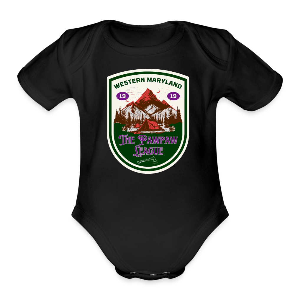 The Pawpaw League Logo Baby - black