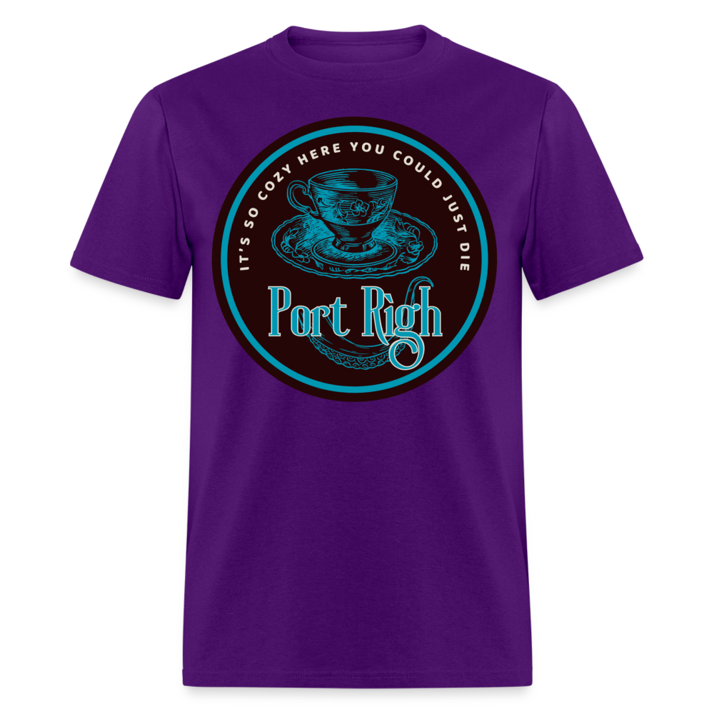 Port Righ logo T-Shirt - purple