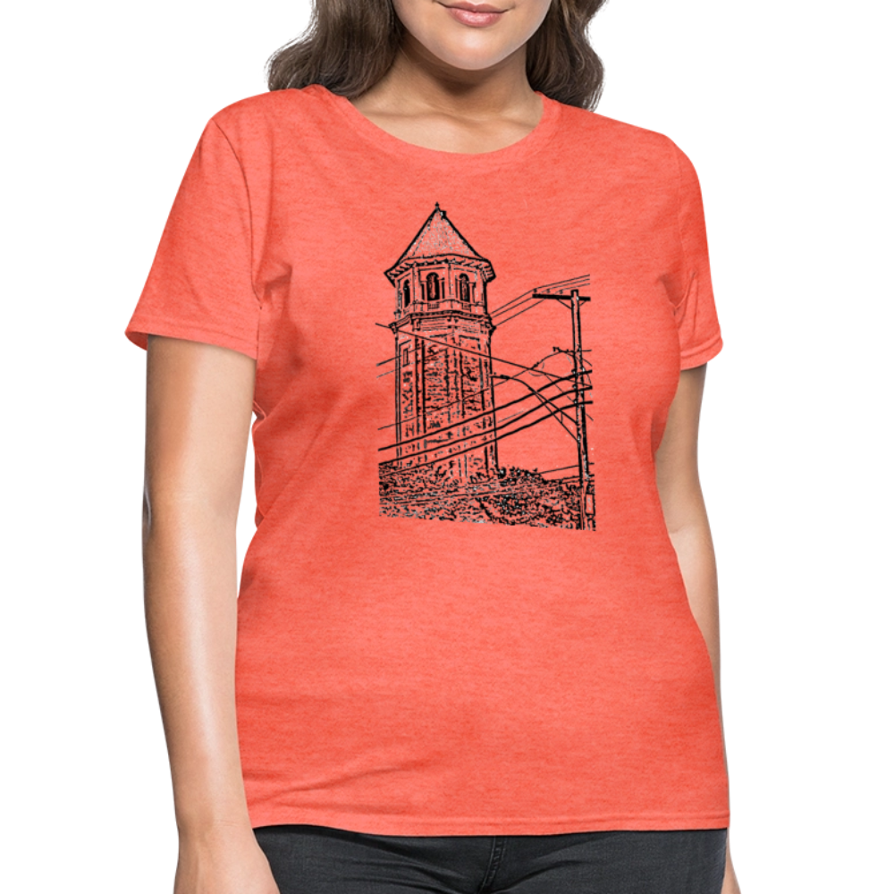 Roland Water Tower Femme cut T-Shirt - heather coral