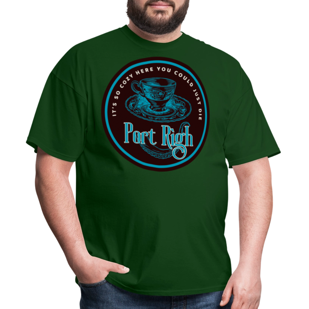 Port Righ logo T-Shirt - forest green