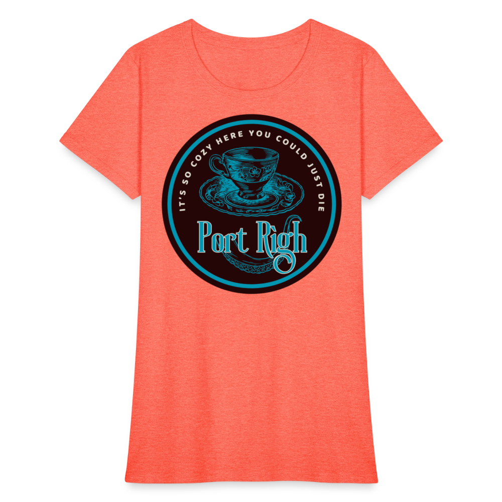 Port Righ Women's T-Shirt - heather coral