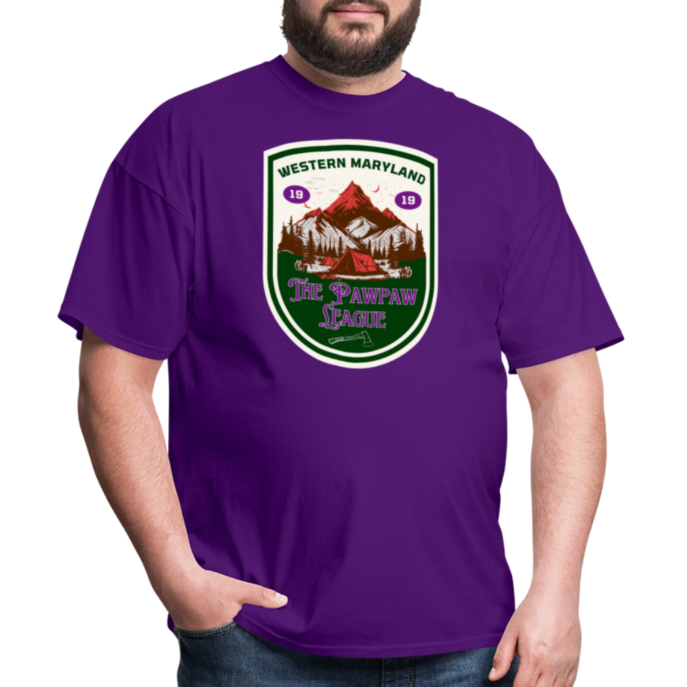 Port Righ logo T-Shirt - purple