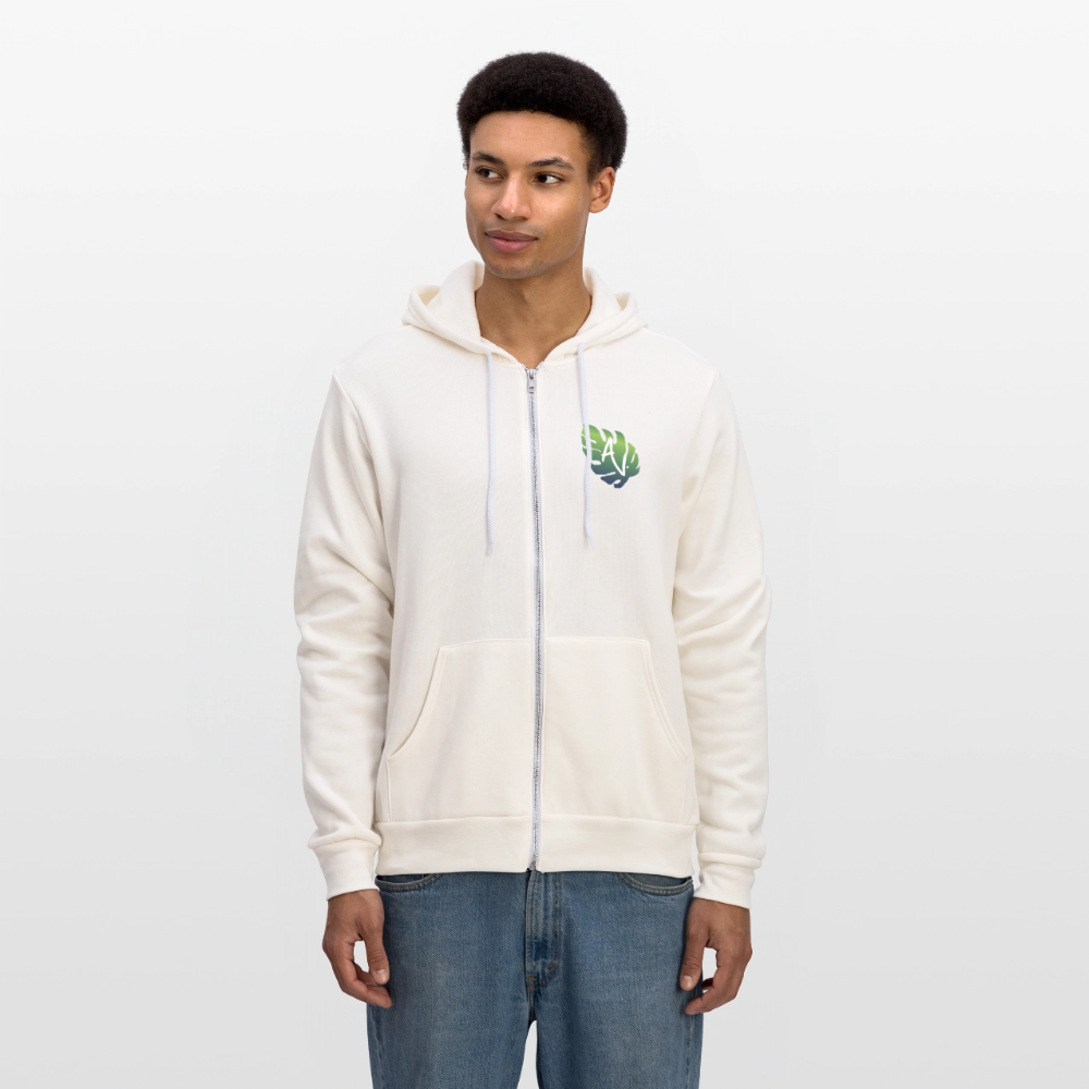 Adventure Villa Classic Zip Hoodie - vintage white