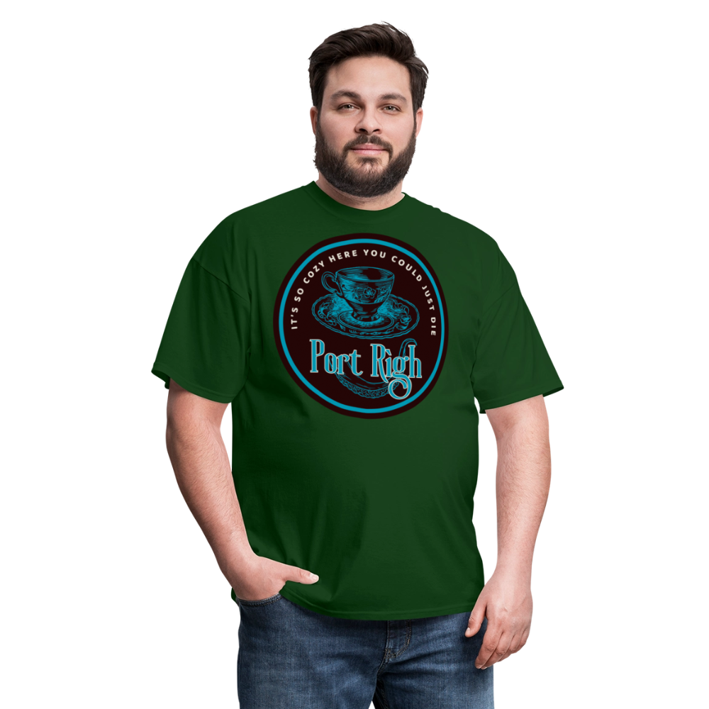 Port Righ logo T-Shirt - forest green